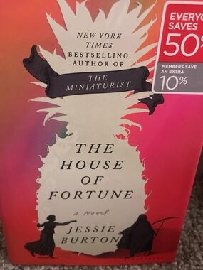 The House of Fortune Art Print - Pink & Orange Gradient